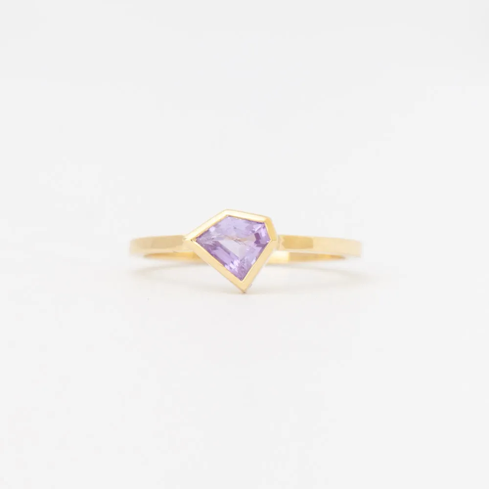 0.50 ct Purple Sapphire Mosaic Stack Ring