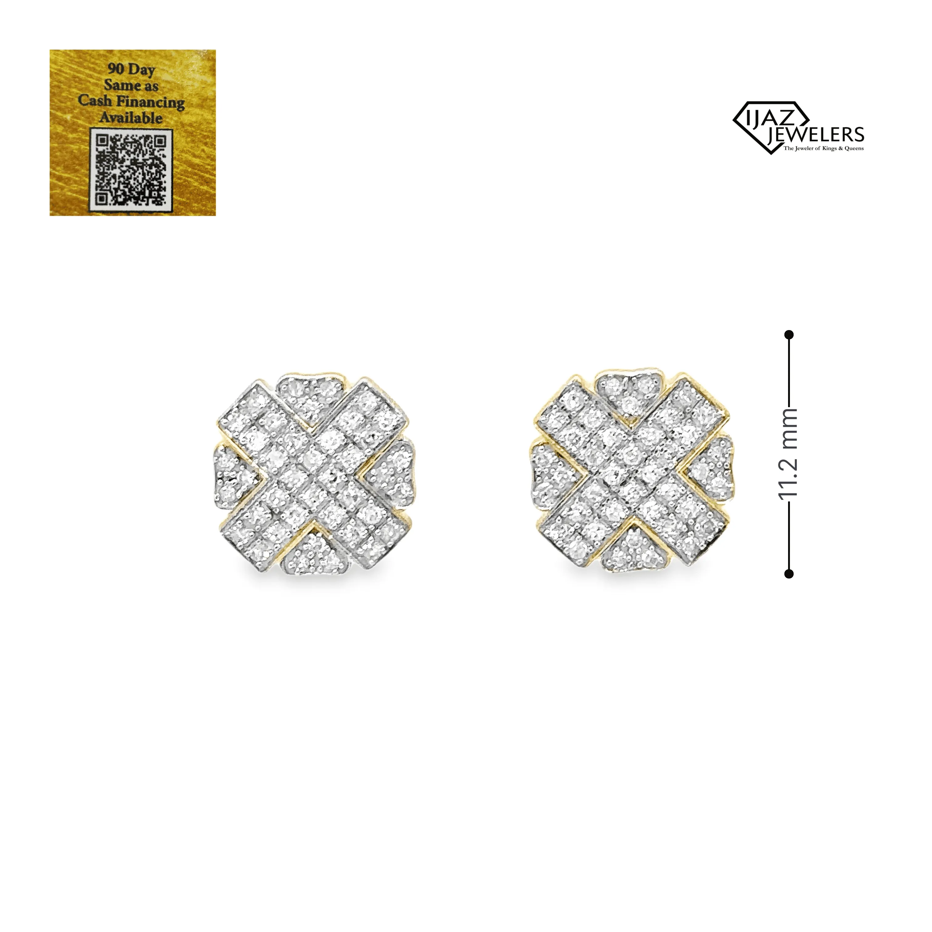 10K Gold 0.38 CTW Diamond Earrings