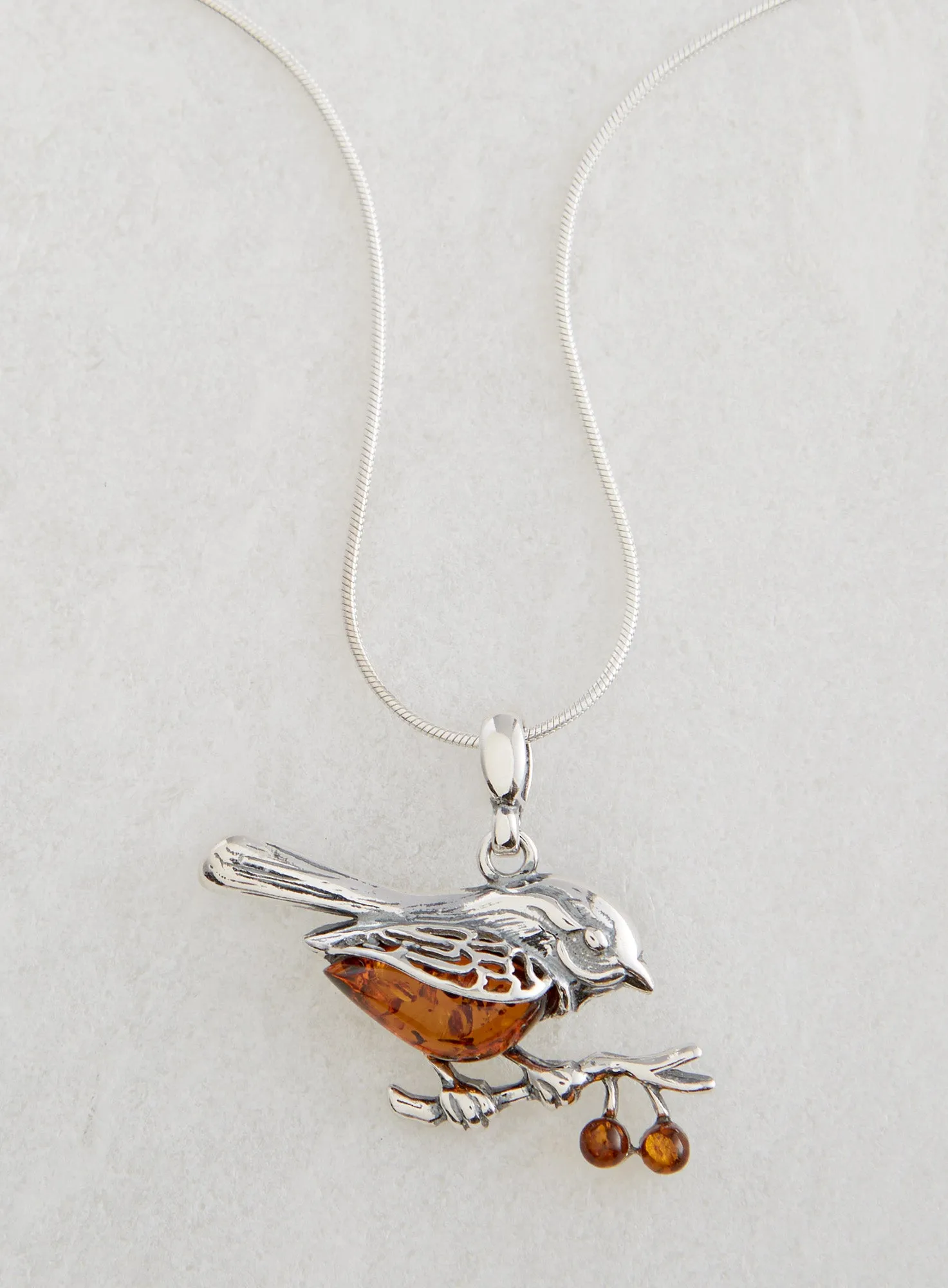 Amber Songbird Jewelry