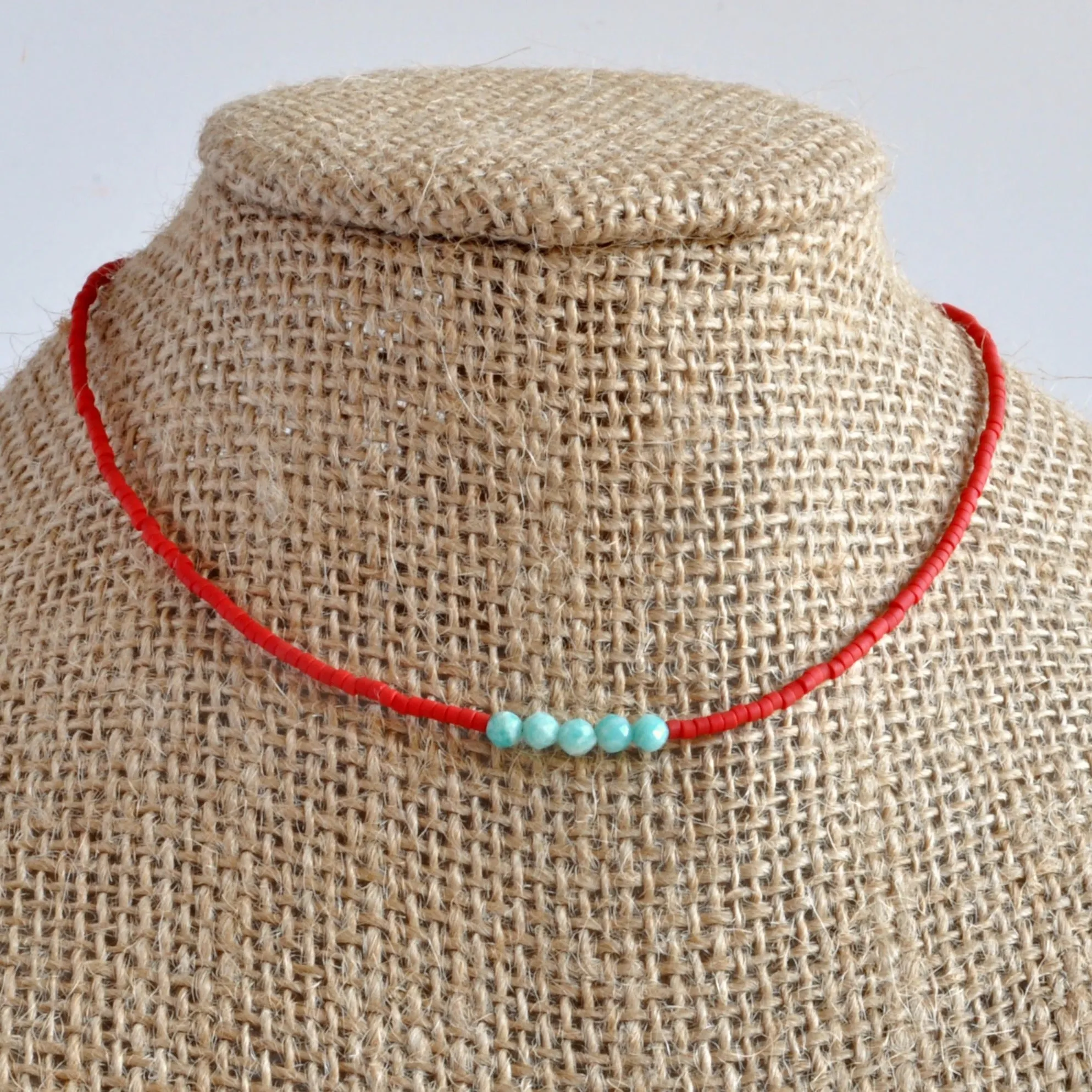 Beaded Choker Necklace