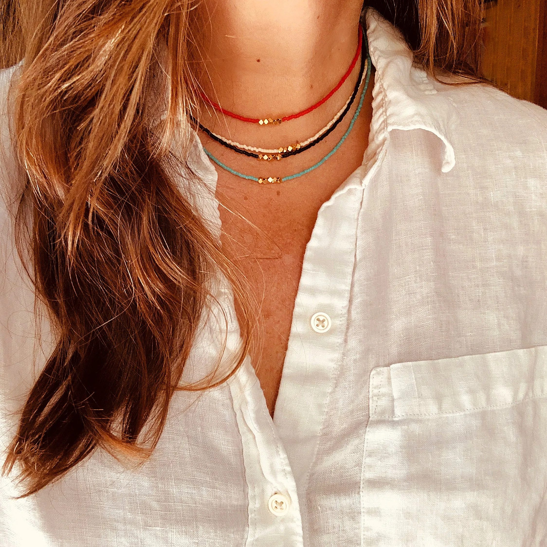 Beaded Choker Necklace