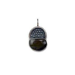 Beaded Labradorite Charm