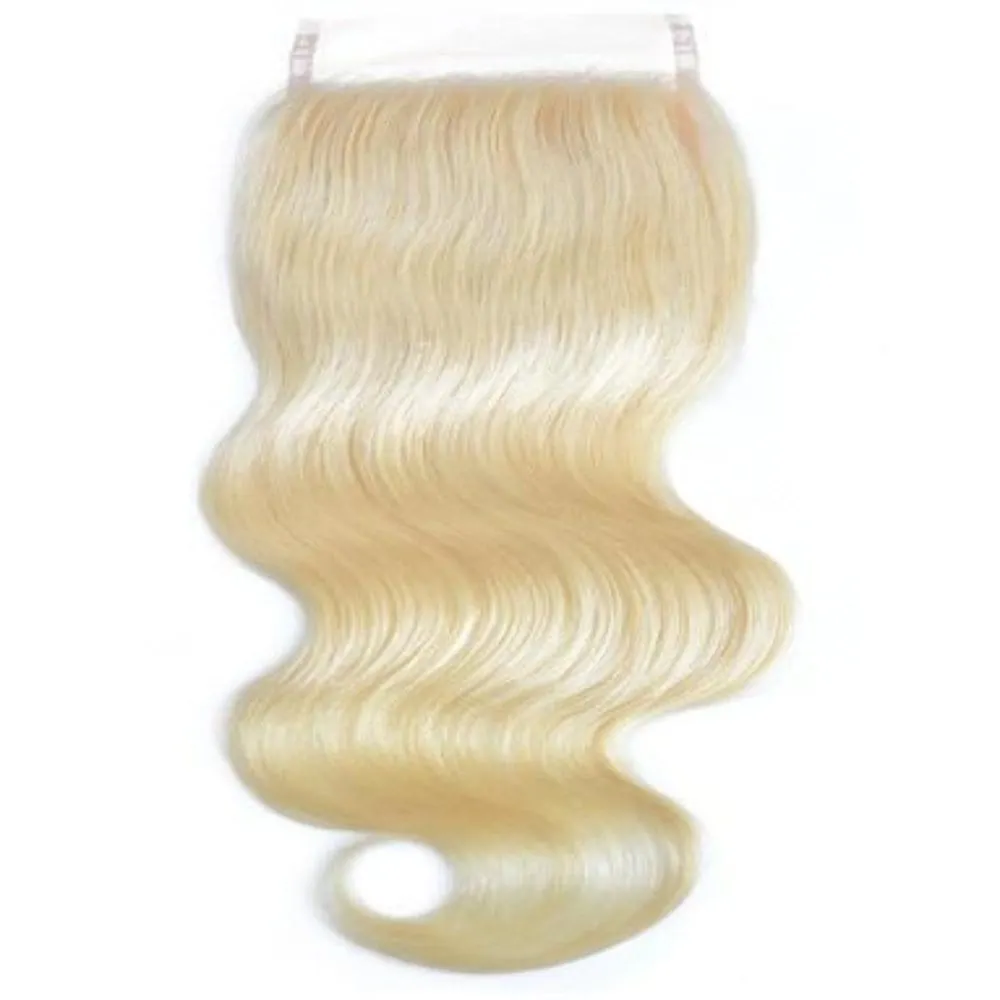 Body Wave Straight Blonde Lace Closure Human Hair