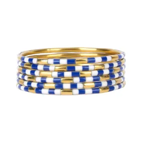 BuDhaGirl Blue Veda Bangles