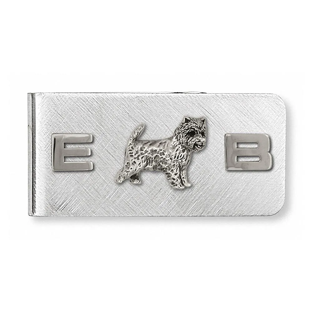 Cairn Terrier Money Clip Jewelry Sterling Silver Handmade Dog Money Clip CNWT17-MC