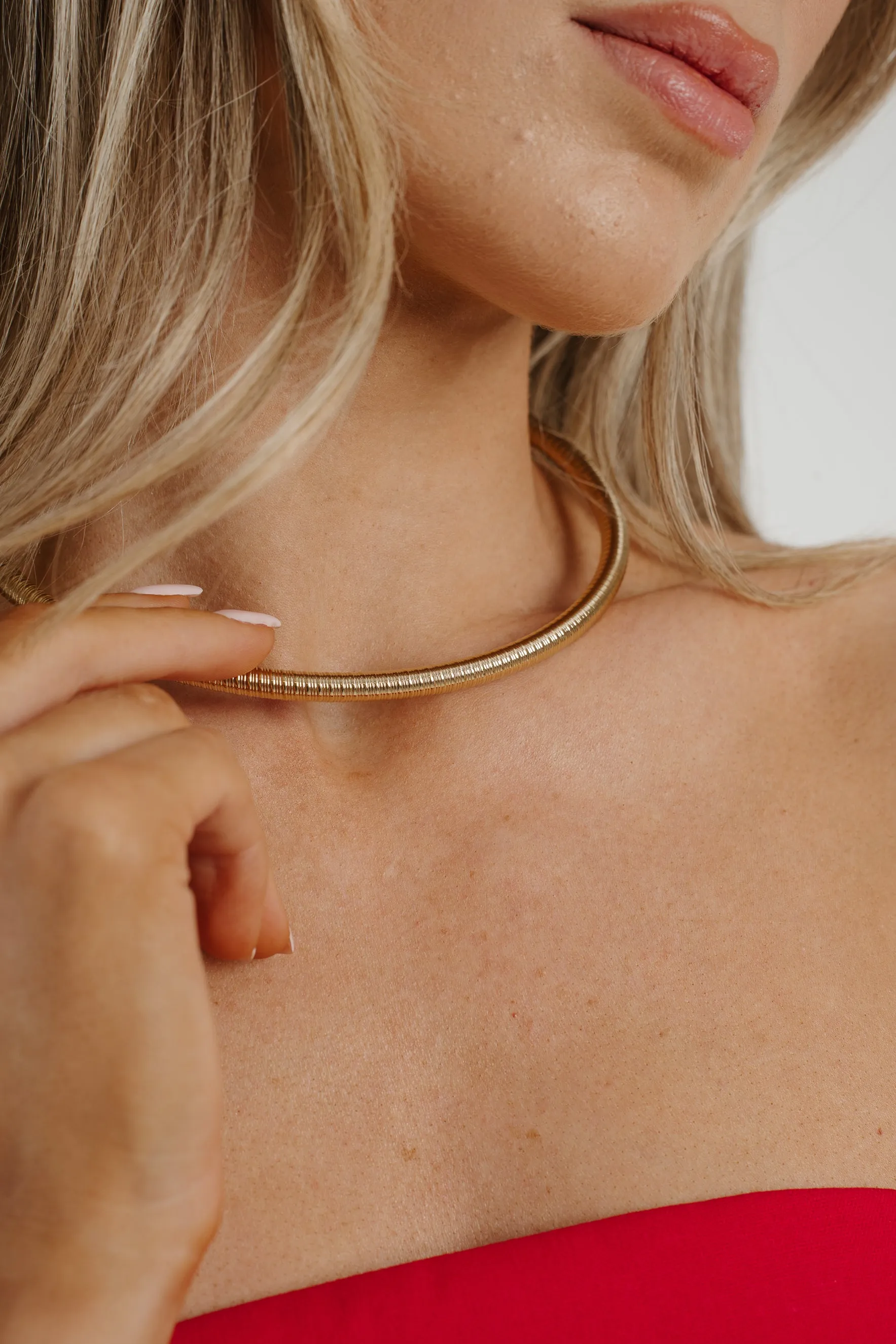 Cameron Choker In Gold