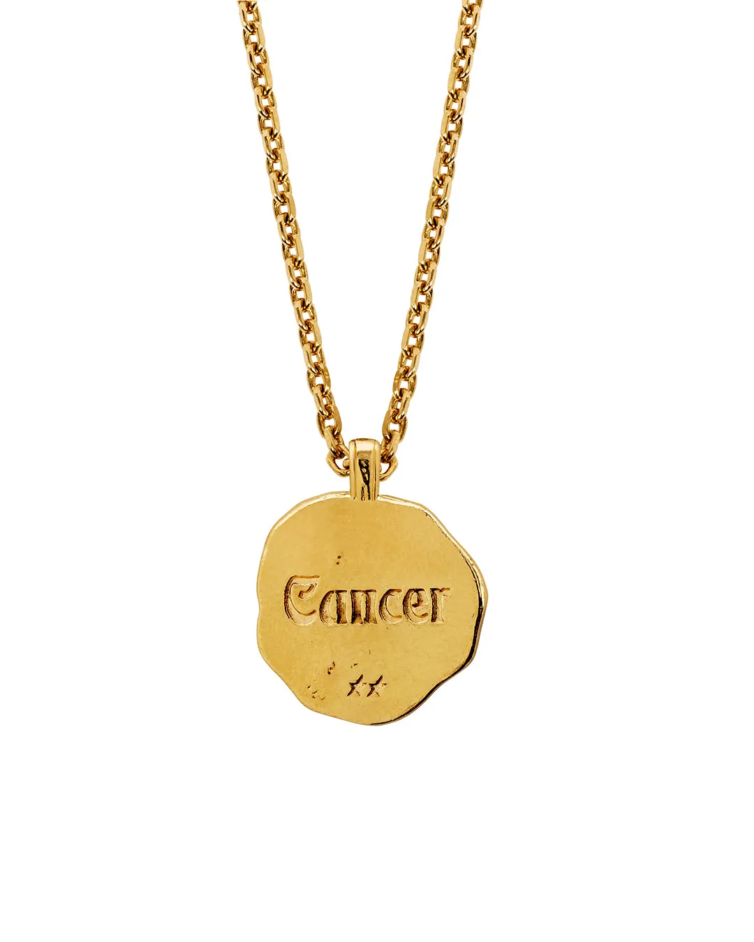 Cancer Necklace Gold