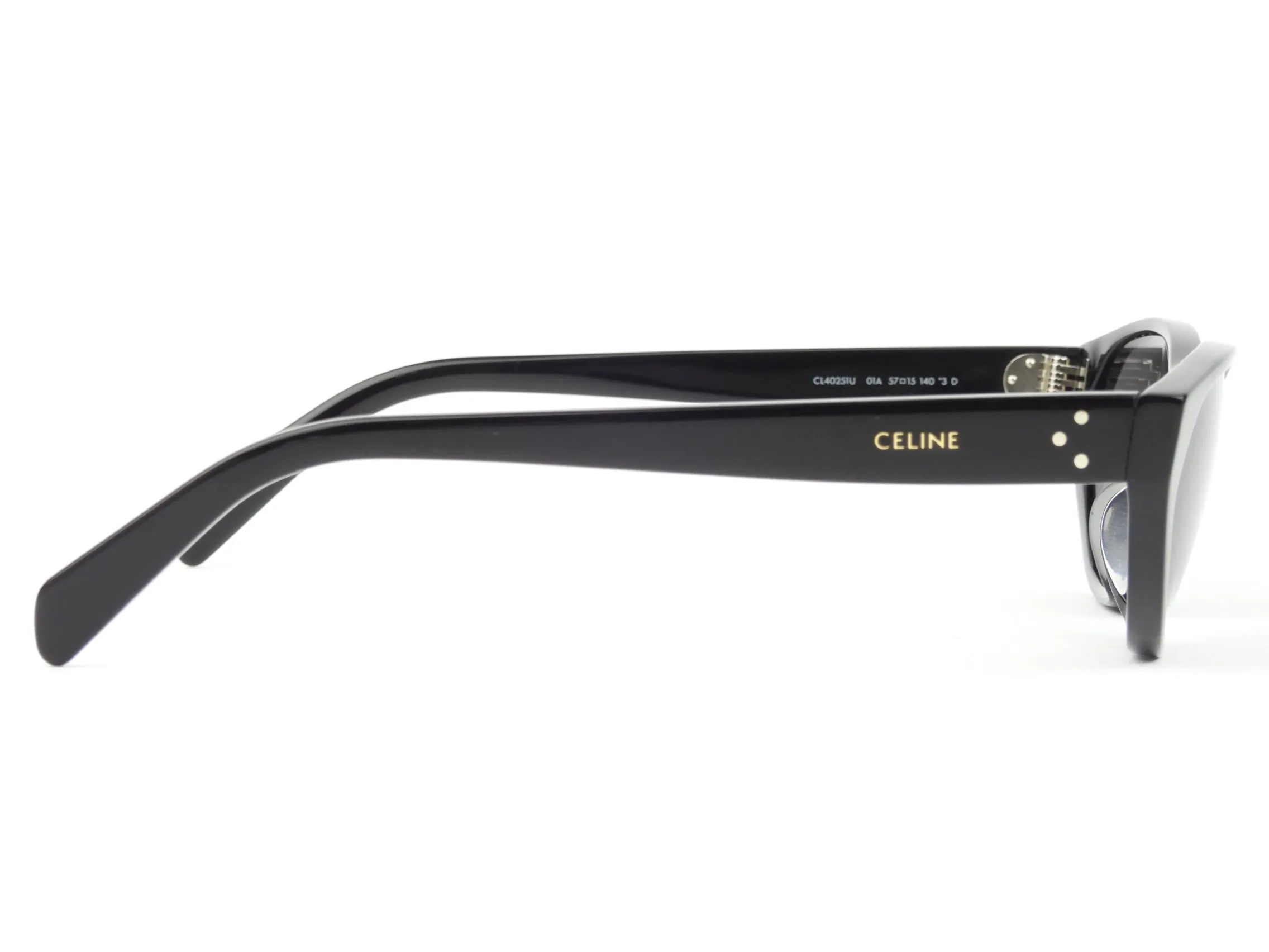 Celine Black Acetate Cat Eye Sunglasses - CL40251U