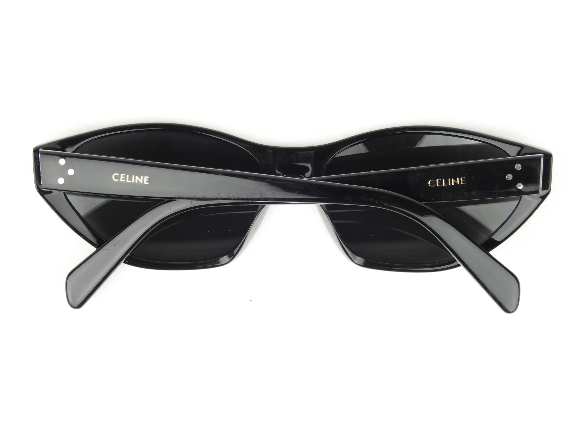 Celine Black Acetate Cat Eye Sunglasses - CL40251U