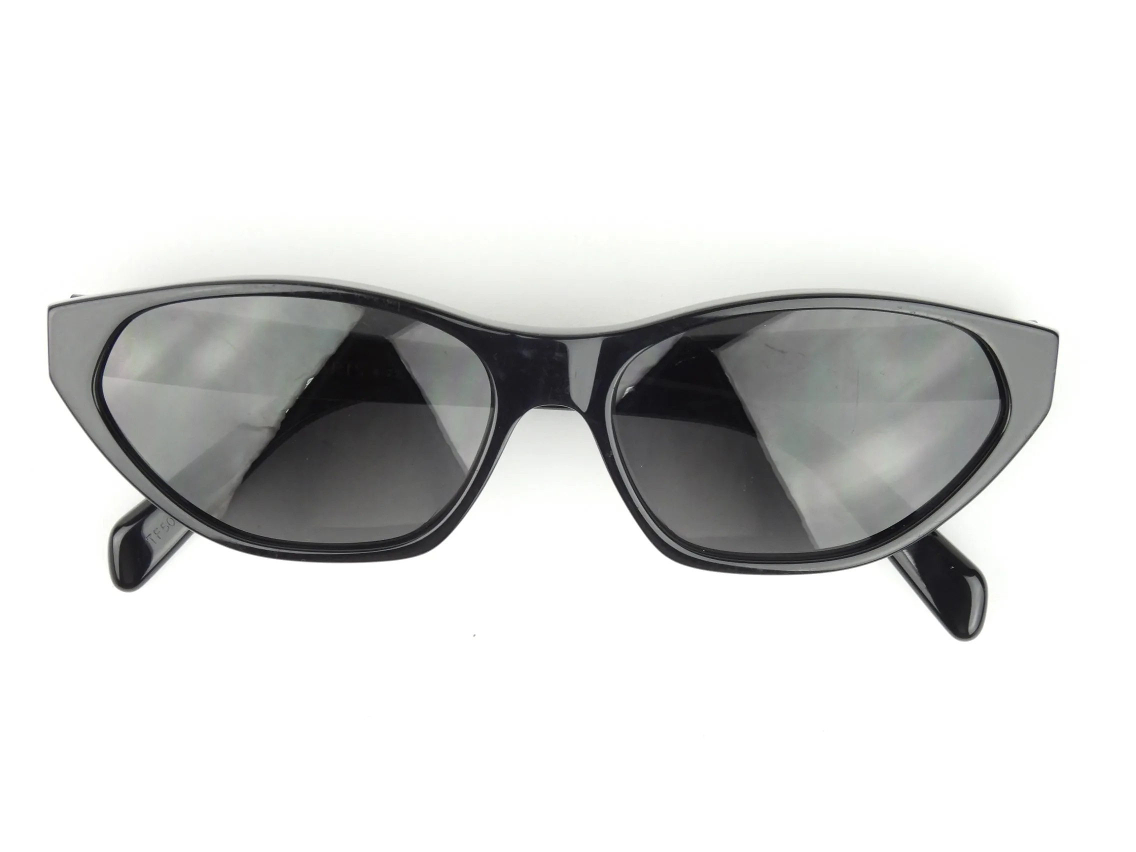 Celine Black Acetate Cat Eye Sunglasses - CL40251U