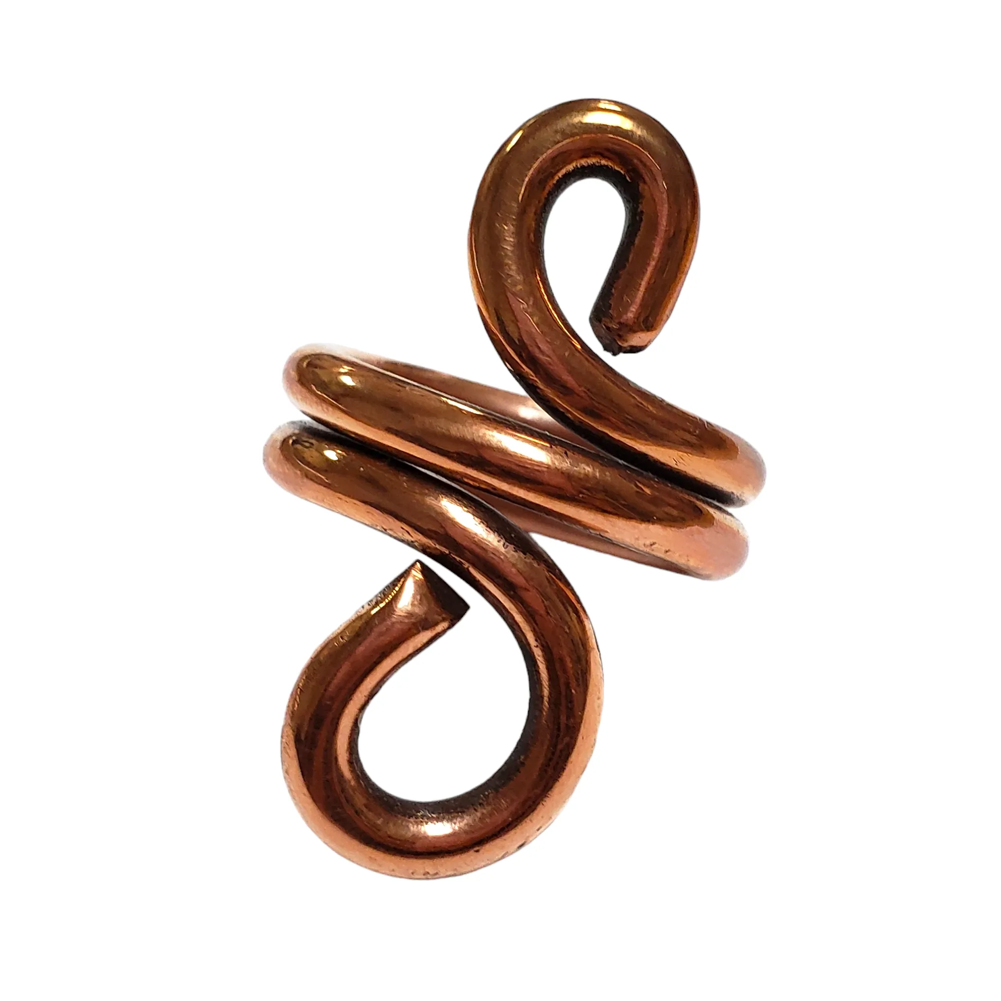 Double Teardrop Copper Ring