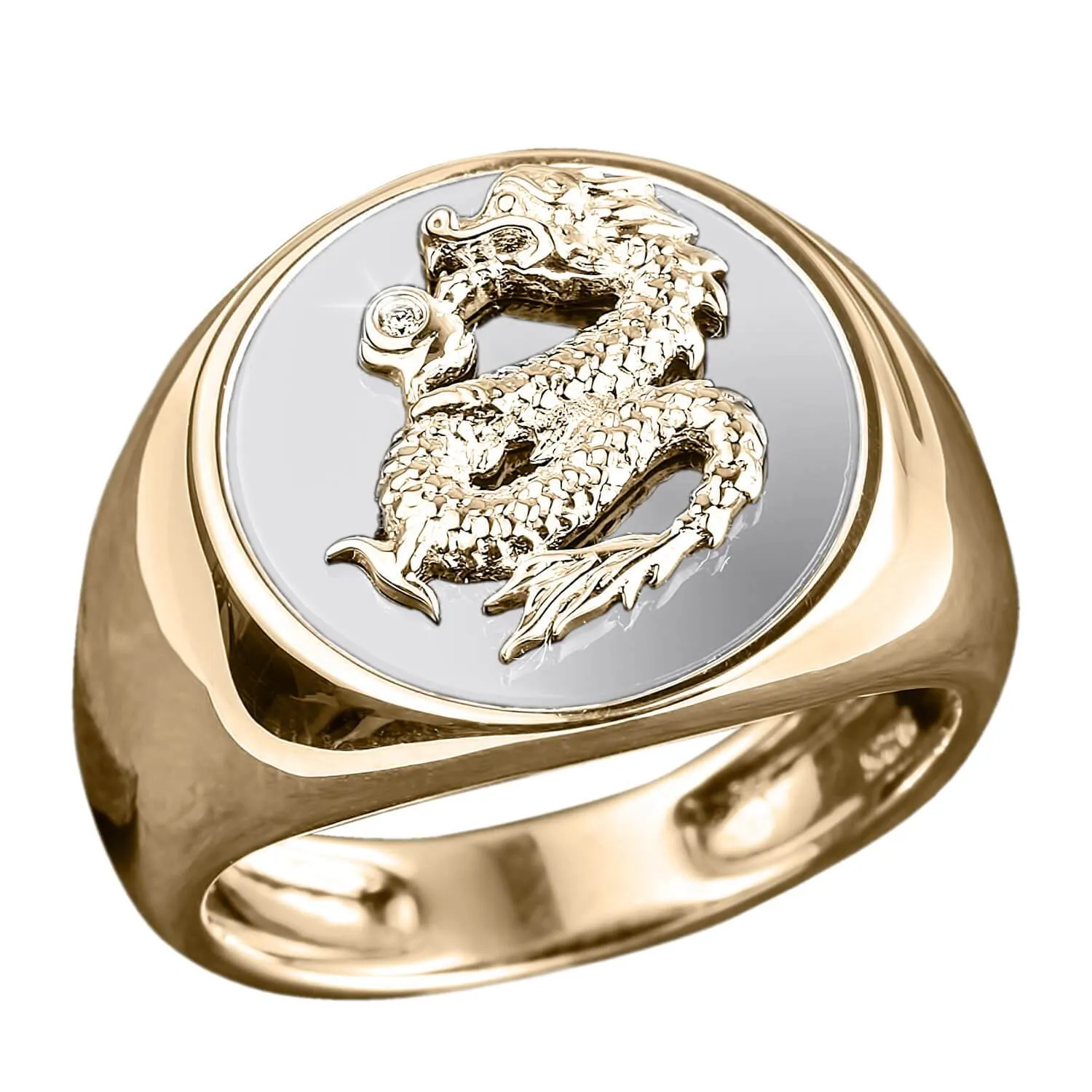 Dragon Emperor White Ring