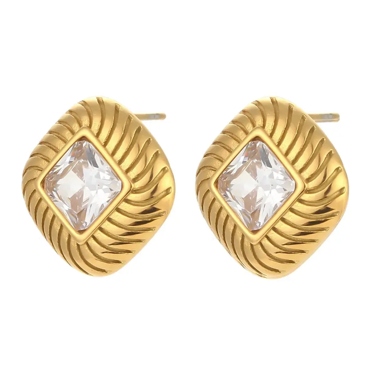 Earrings Women's Luxury Gold Earrings Personality Design Sense Simple Earrings