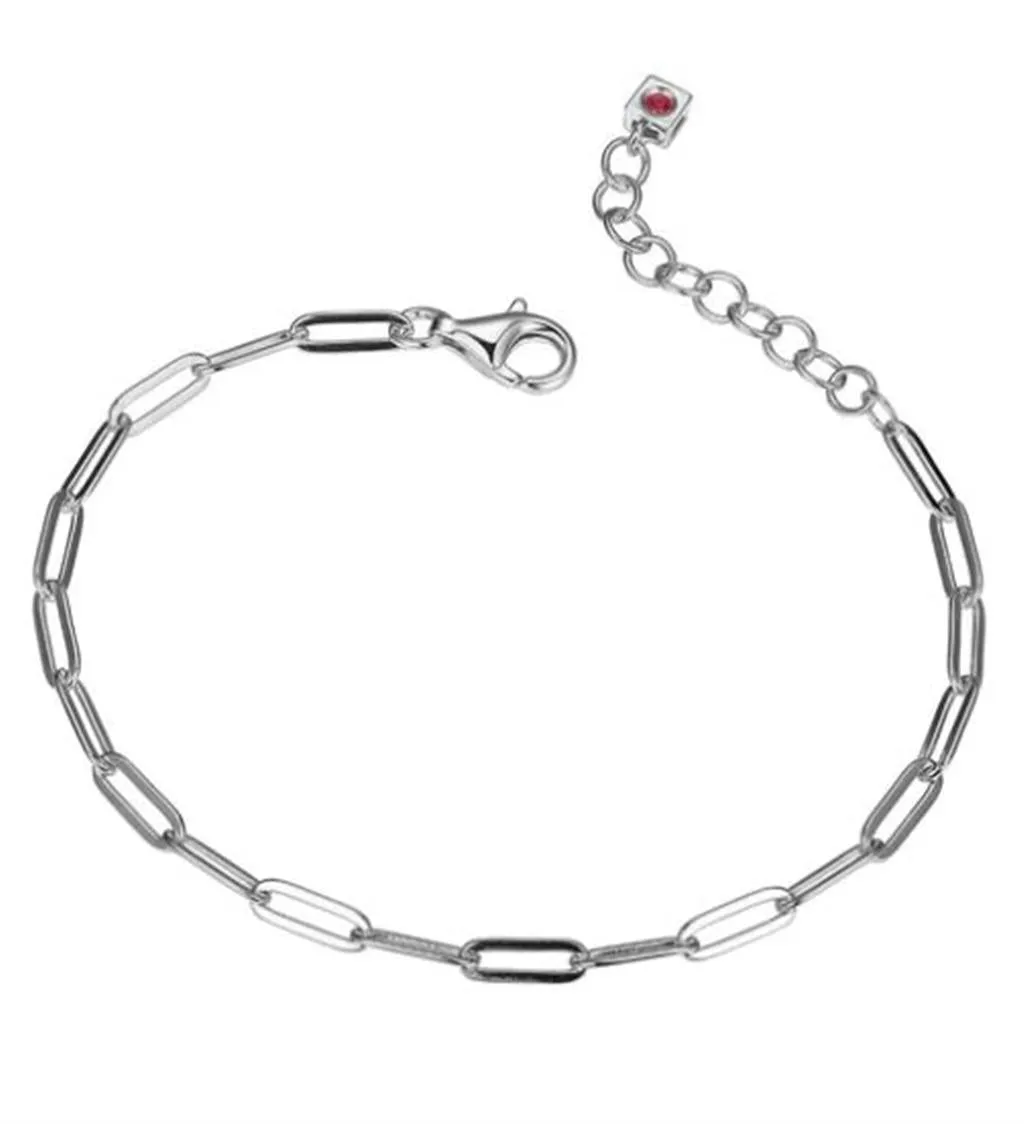 Elle Paperclip Chain Bracelet