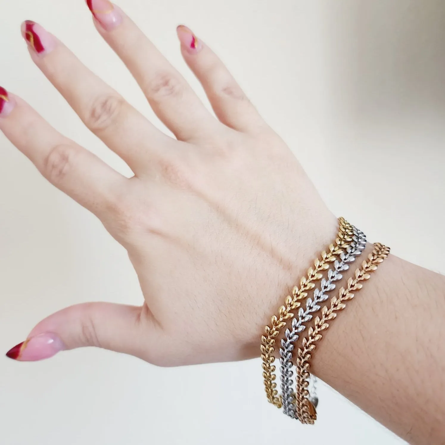 Elly Triple Tone Bracelet