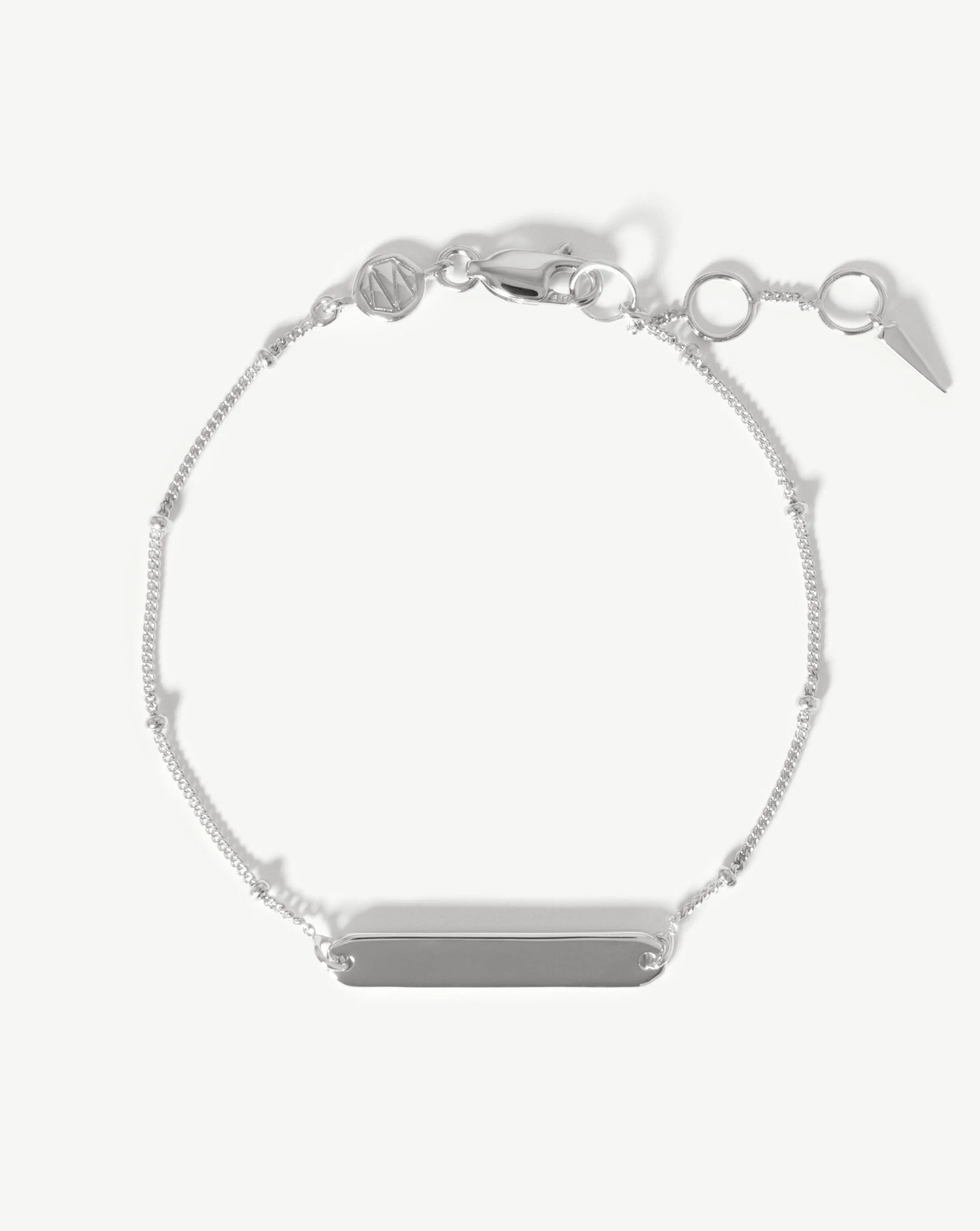 Engravable Bar Bracelet | Sterling Silver