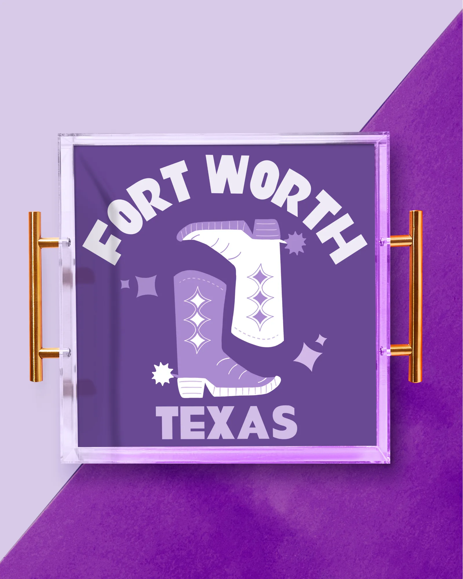 Fort Worth Acrylic Tray