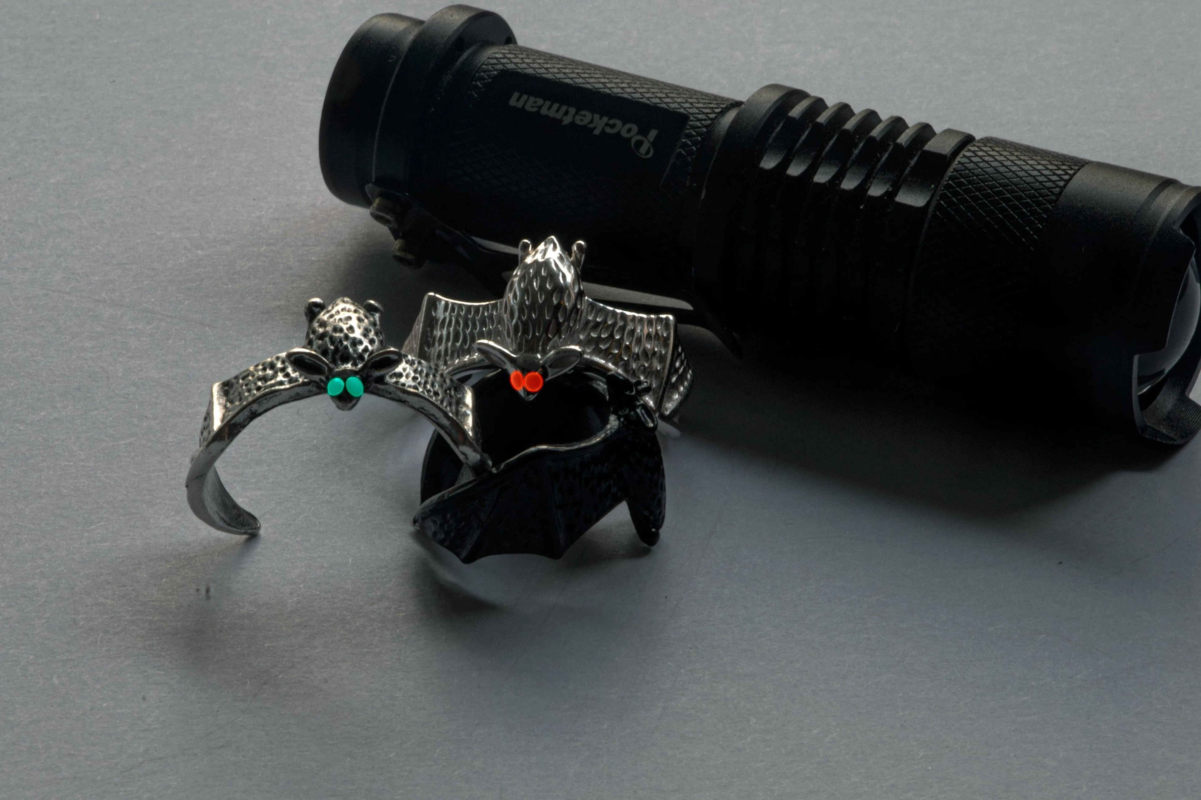 Glow in the Dark Flying Bat Ring