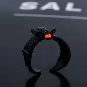 Glow in the Dark Flying Bat Ring