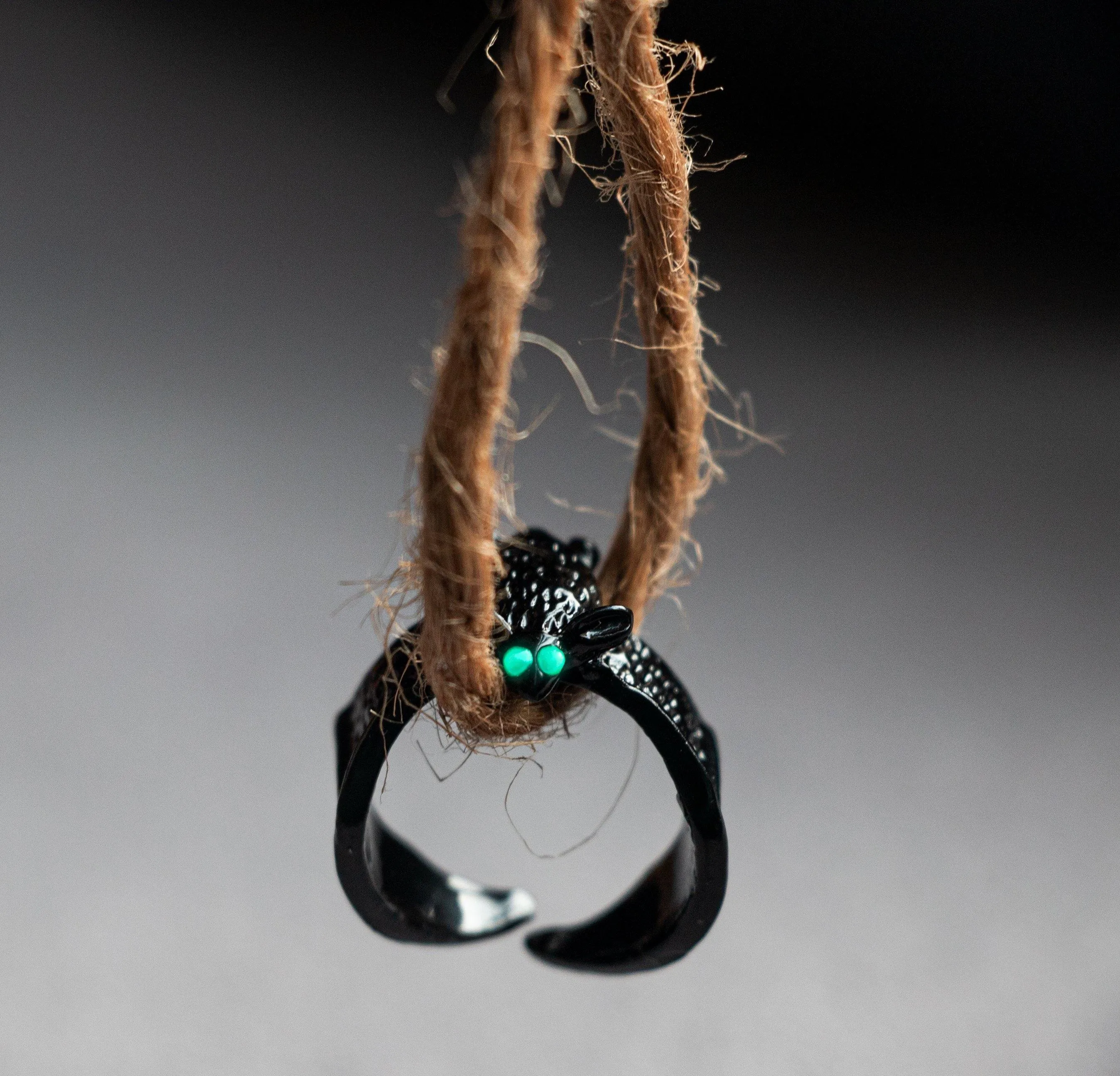 Glow in the Dark Flying Bat Ring