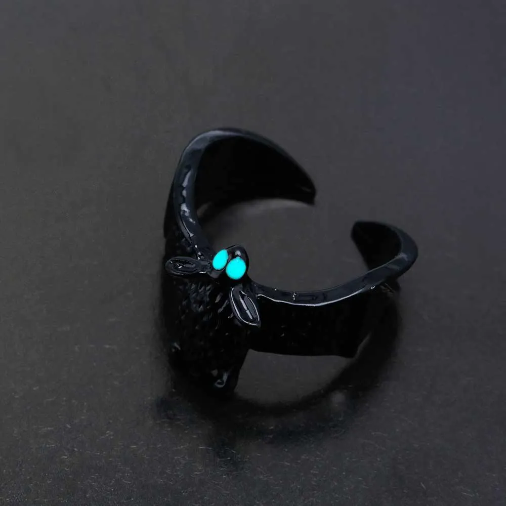 Glow in the Dark Flying Bat Ring