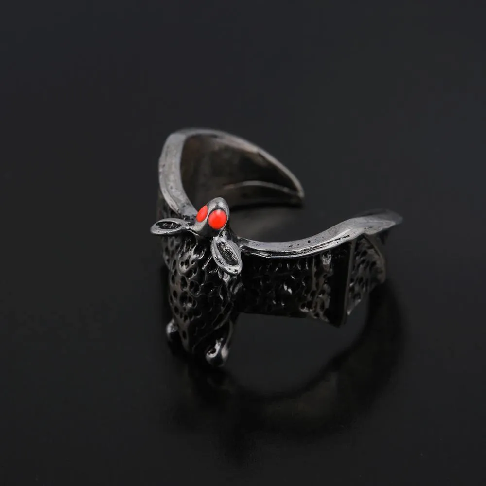 Glow in the Dark Flying Bat Ring