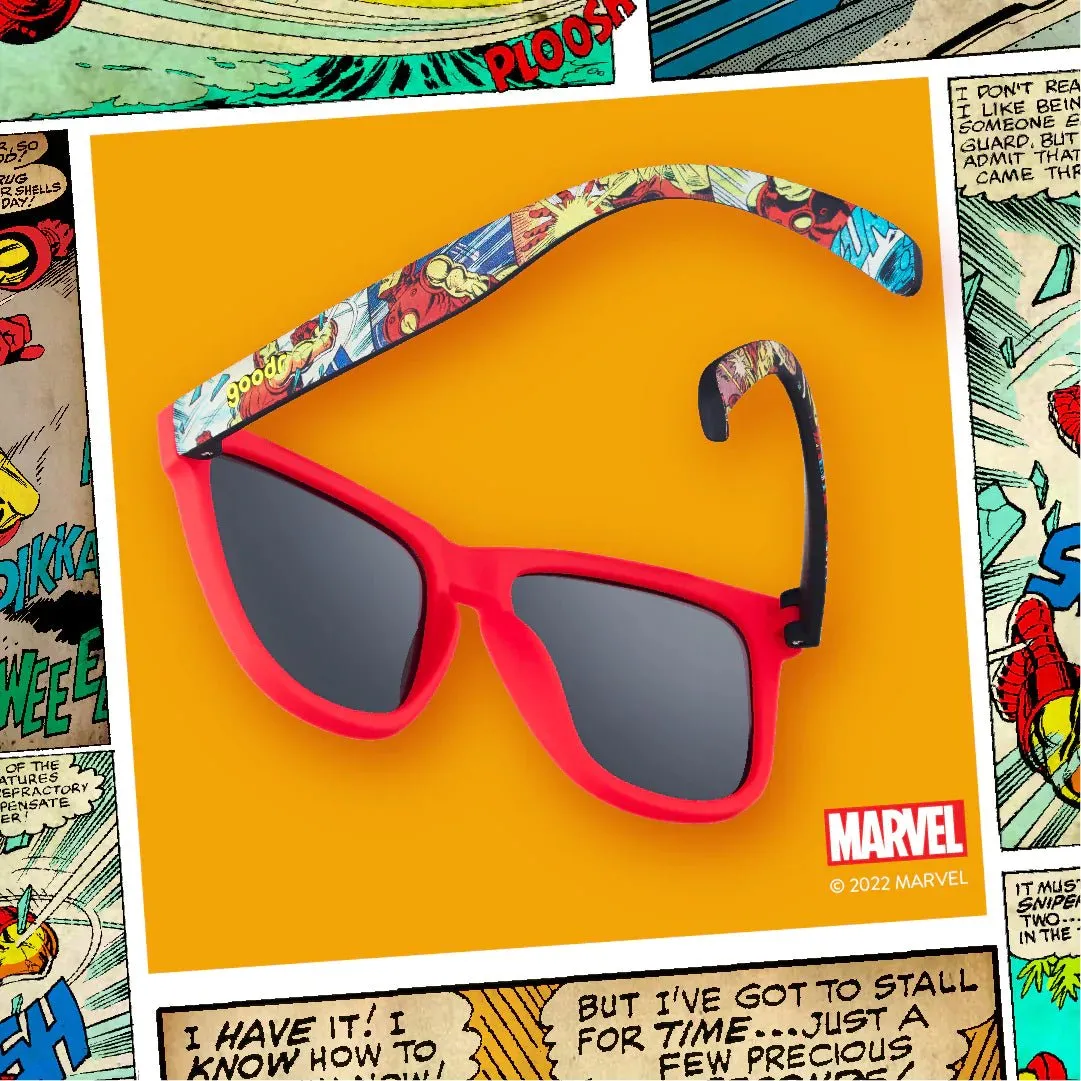 goodr OG Polarized Sunglasses Marvel Comics - Iron Man - Ironically, Not Made Of Iron