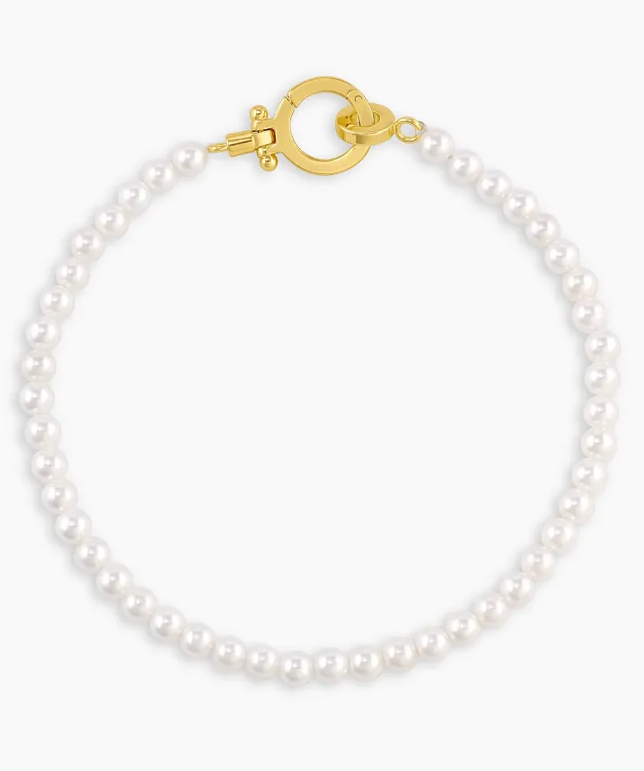 Gorjana Parker Pearl Bracelet - Gold