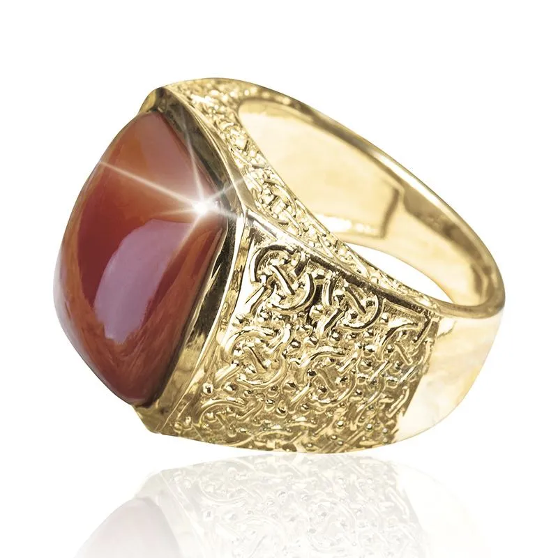 Harley Red Agate Ring