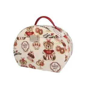 Henney Bear Jewelry Round Bag