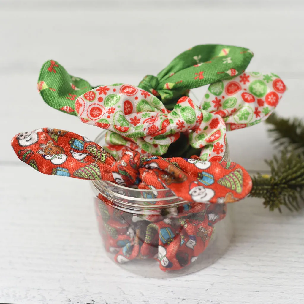 Holiday Hair Accessory Jars