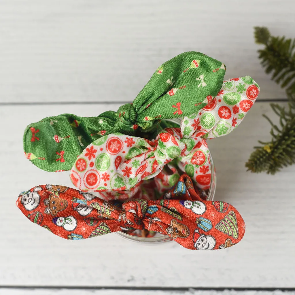 Holiday Hair Accessory Jars