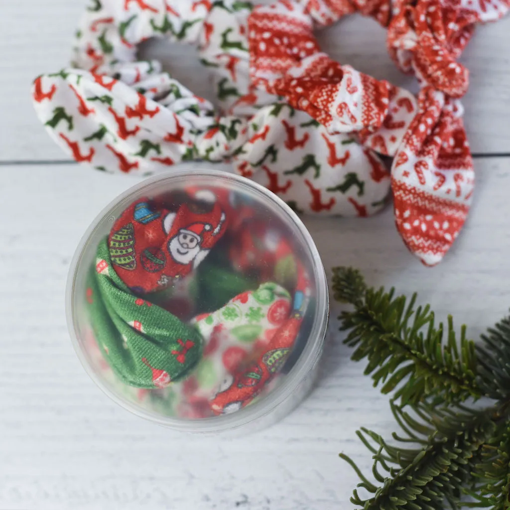 Holiday Hair Accessory Jars