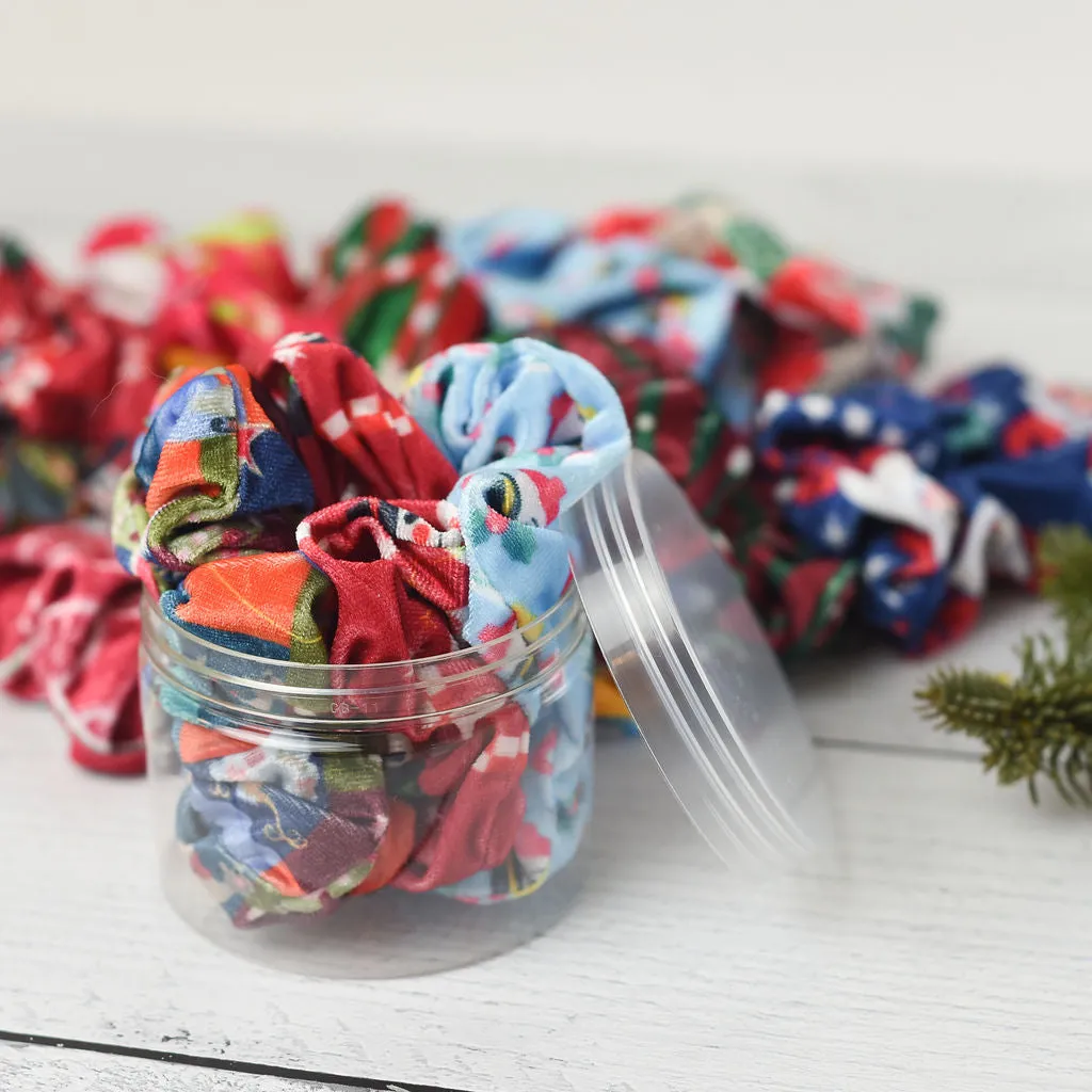 Holiday Hair Accessory Jars