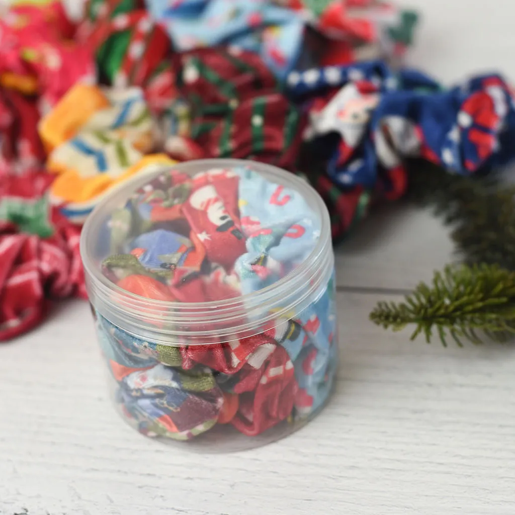 Holiday Hair Accessory Jars