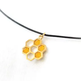 Honeycomb Charm Choker