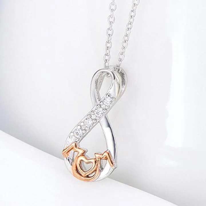 Infinity Pendant Necklace For Mom