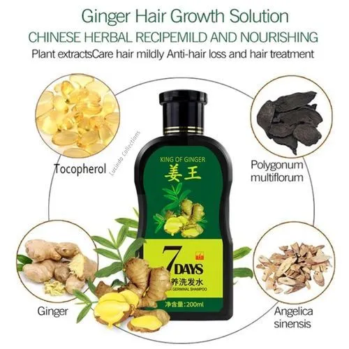 King Of Ginger 7 Days Germinal Shampoo Hair Care 200ml