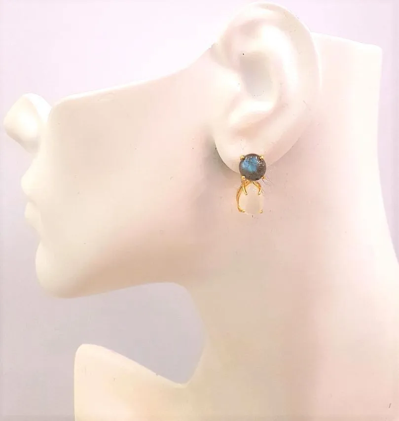 Labradorite & Moonstone Separates Earrings