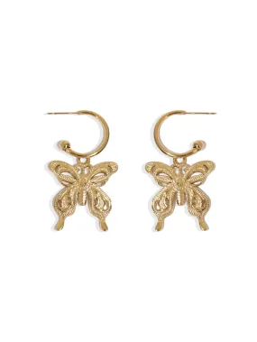 Lana Butterfly Hoops