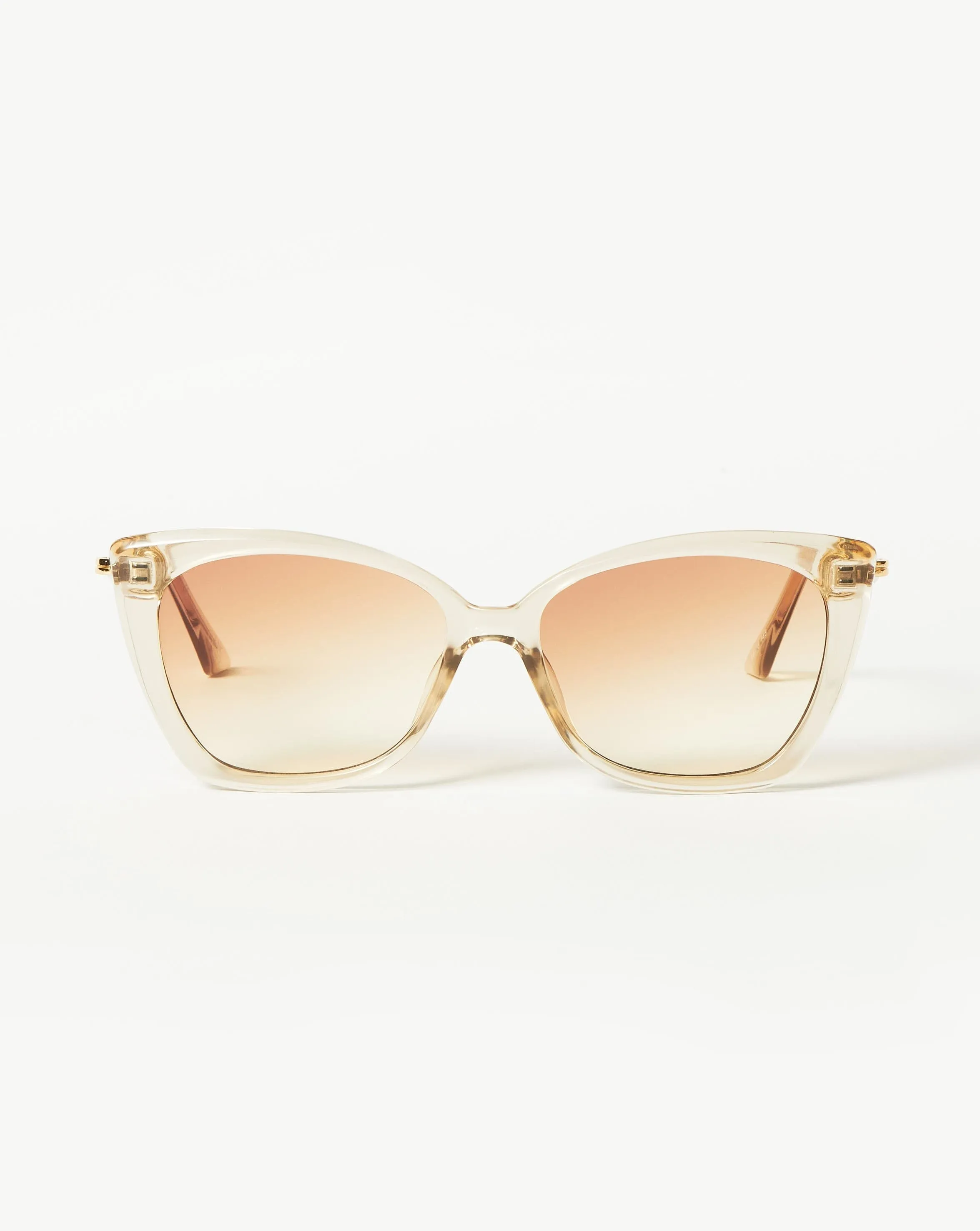 Le Specs Lyra Sphere Cat-Eye Sunglasses | Fawn/Pearl