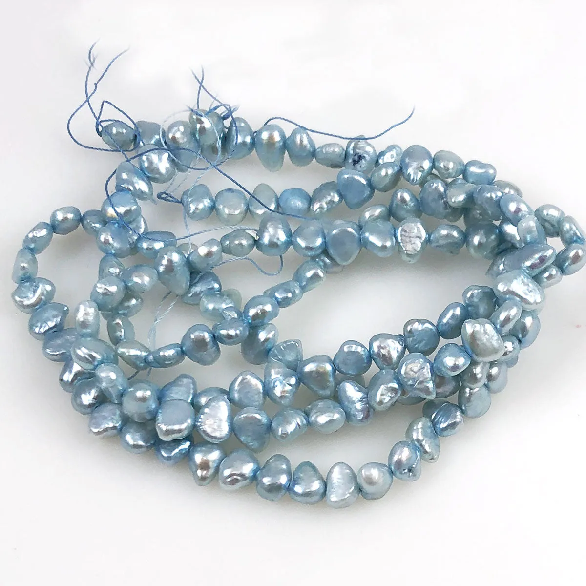 Light Blue Freshwater Pearl Strand