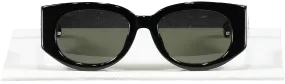 Linda Farrow Debbie D-frame Sunglasses In Black