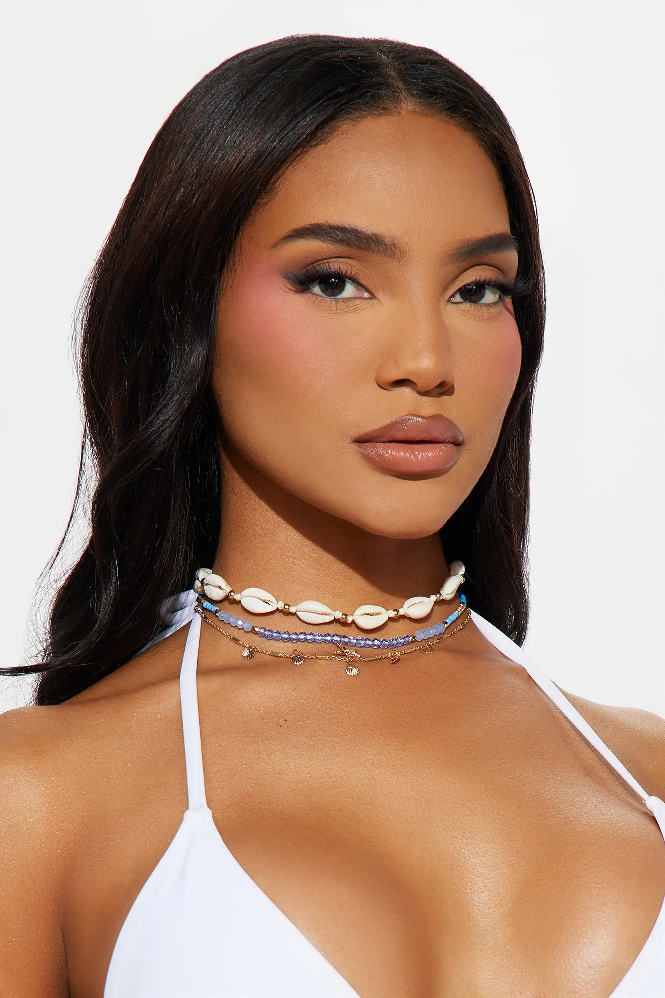 Mar Vista 3 Piece Choker Set - Gold/Blue