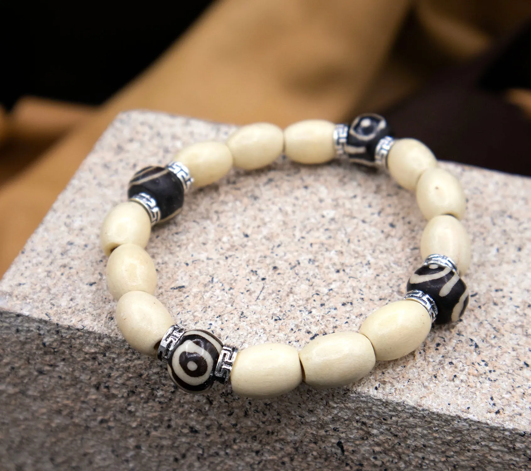 Natural Stone Bracelets by Bobby R. Blue