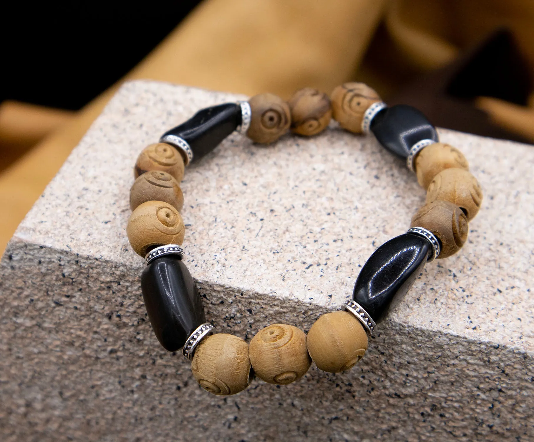 Natural Stone Bracelets by Bobby R. Blue