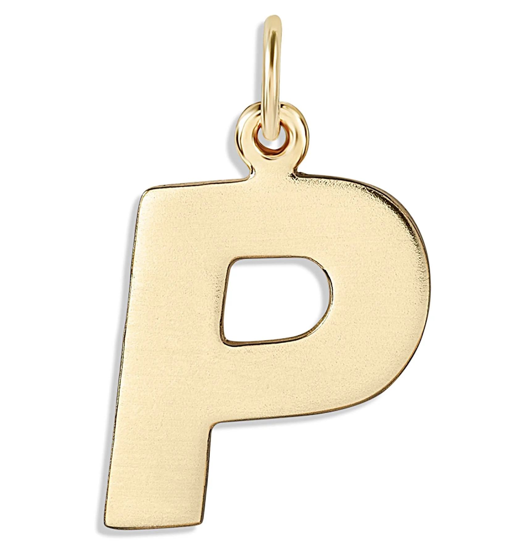 P Cutout Letter Charm