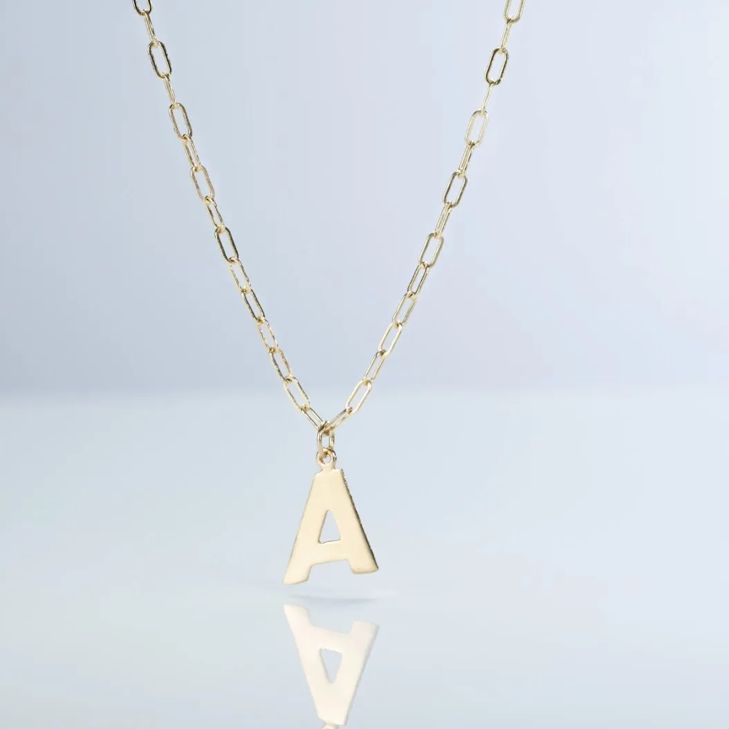 P Cutout Letter Charm