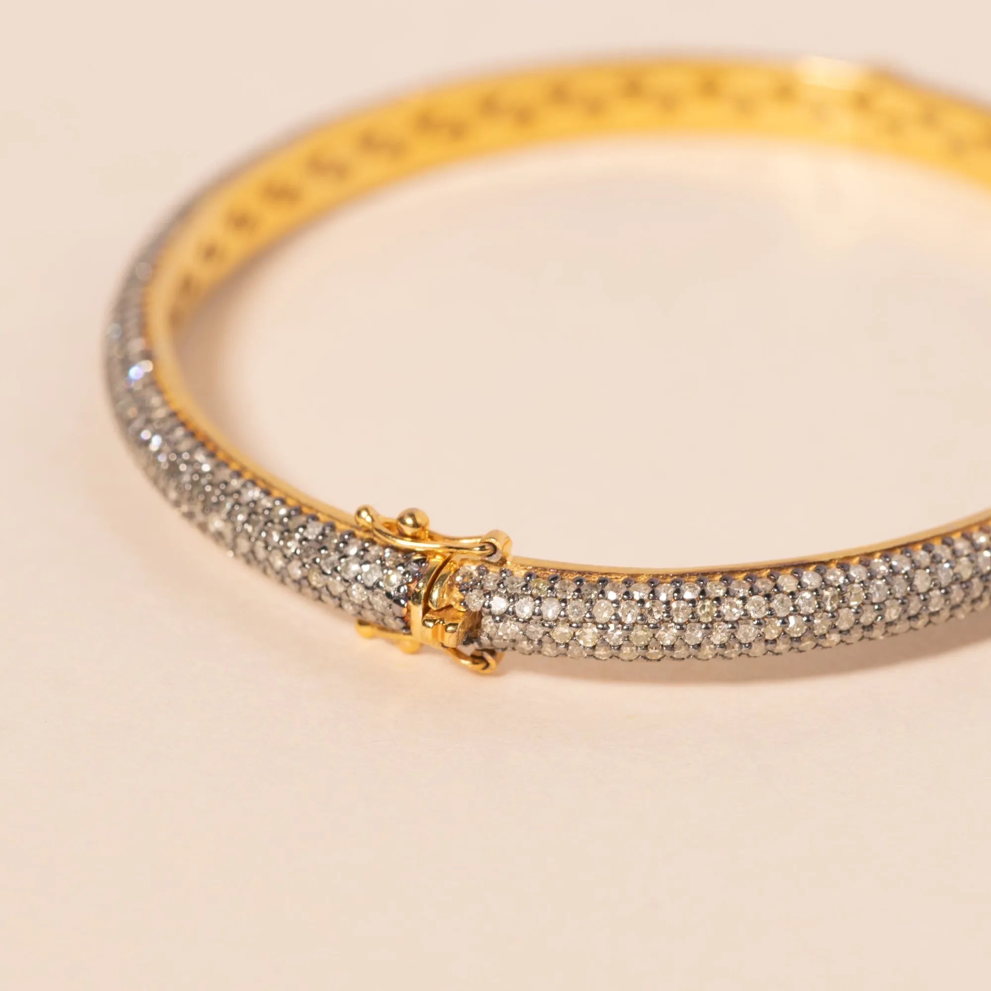 Pave Diamond Bracelet - Thin