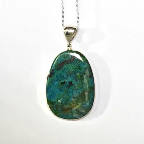 Peacock Chrysocolla Pendant